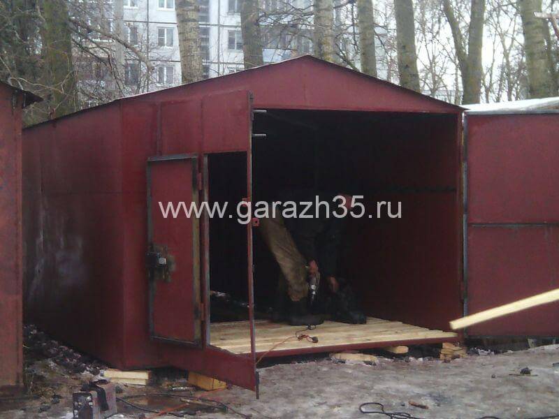 Гараж из профиля своими руками. стоимость работ | дома на века