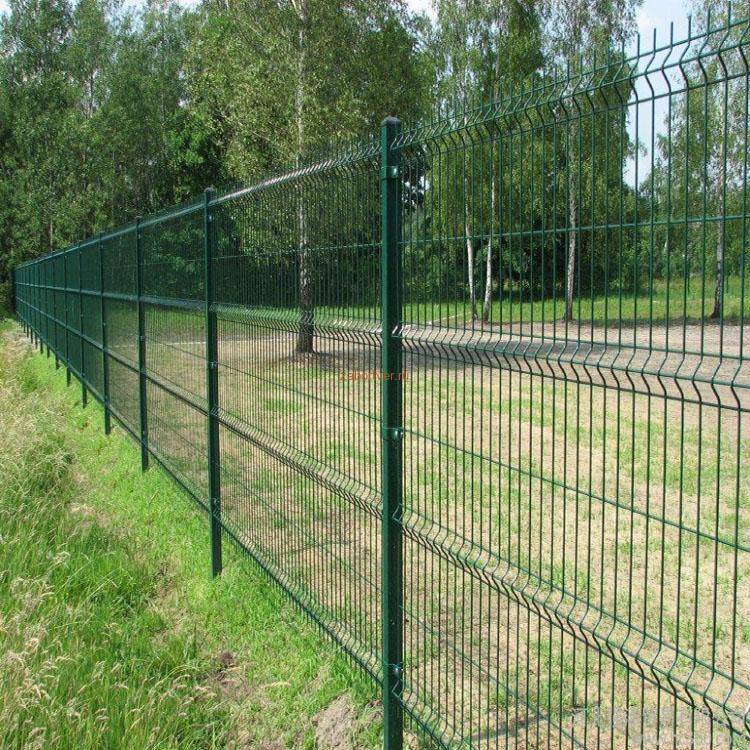 Забор для дачи из сетки гиттер установка своими руками виды