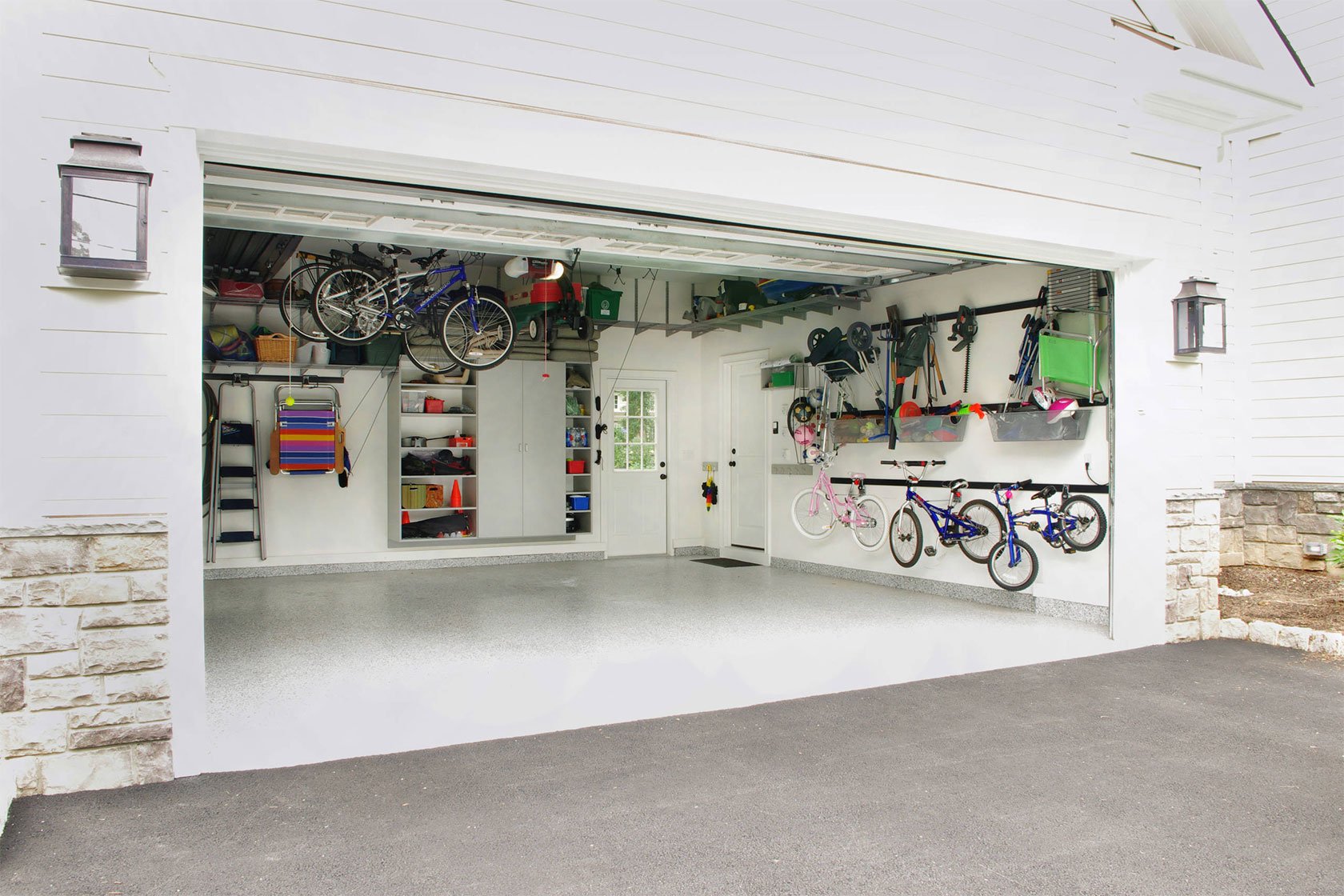 Дизайн гаража: +75 фото примеров интерьера