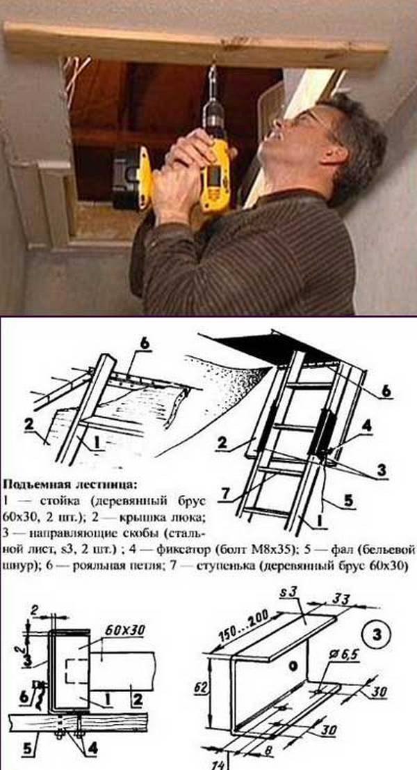 Лестница из дерева на второй этаж своими руками