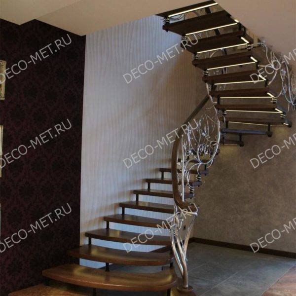 Лестница на больцах и её конструкция