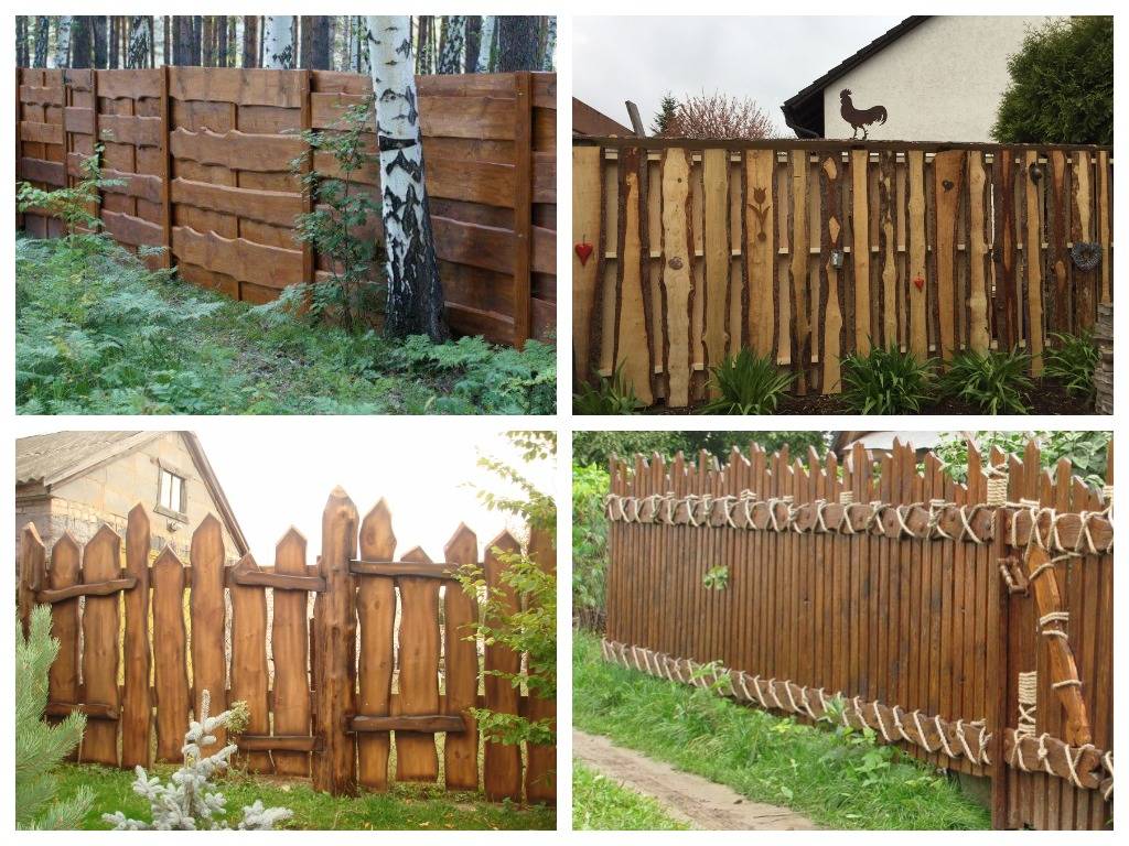 Красивый забор из обычного горбыля своими руками — sdelayzabor.ru