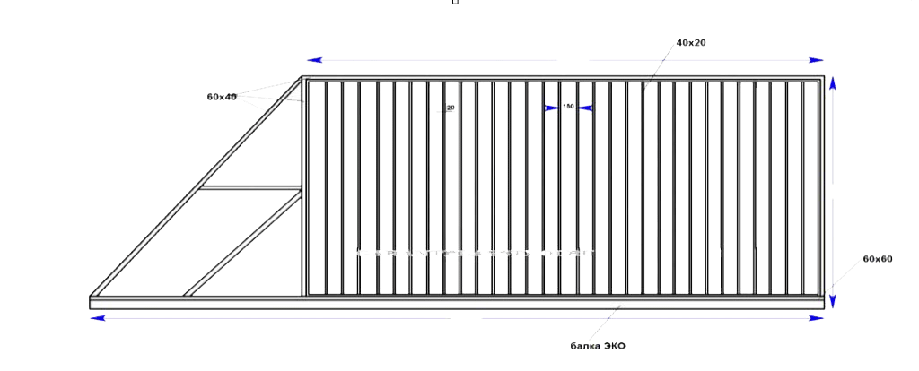 Откатные ворота: размеры, как их правильно рассчитать, оптимальная величина