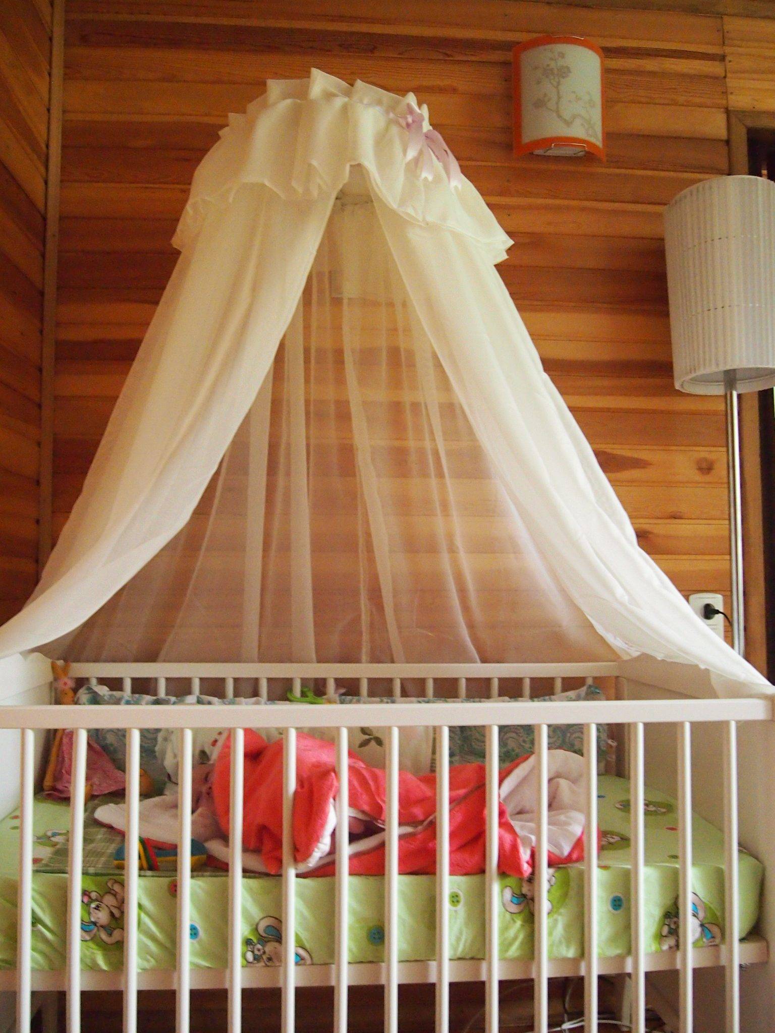 Балдахин на детскую кроватку своими руками – выкройка и мастер-класс
