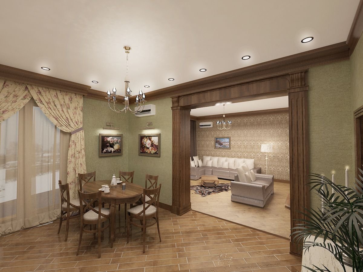 Кухня-гостиная 30 кв. м.: дизайн интерьеров, зонирование, 50 фото идей