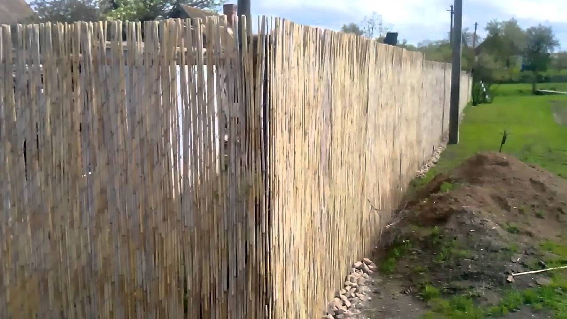 Плетеный забор — современное искусство ограждения участка