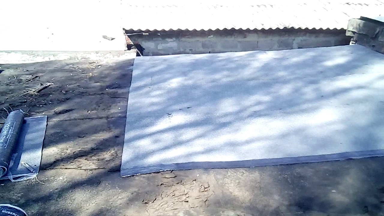 Гидроизоляция крыши гаража своими руками: материалы, этапы работ