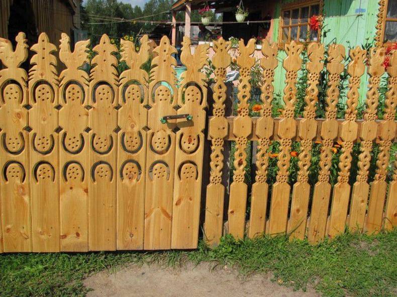 Делаем красивый деревянный забор с овальным верхом своими руками