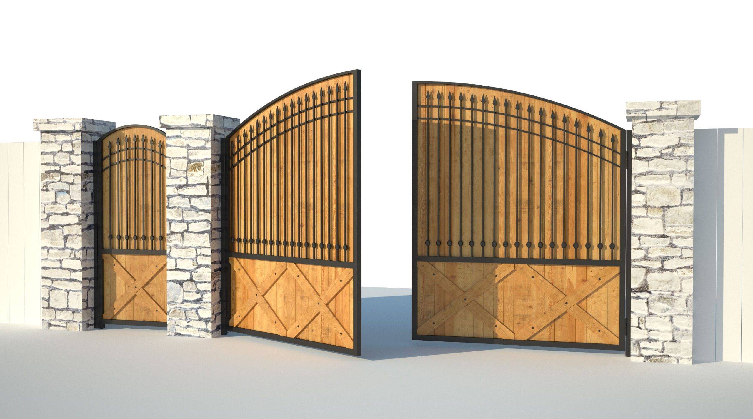 Ворота для частного дома: виды ворот, какие можно сделать самостоятельно