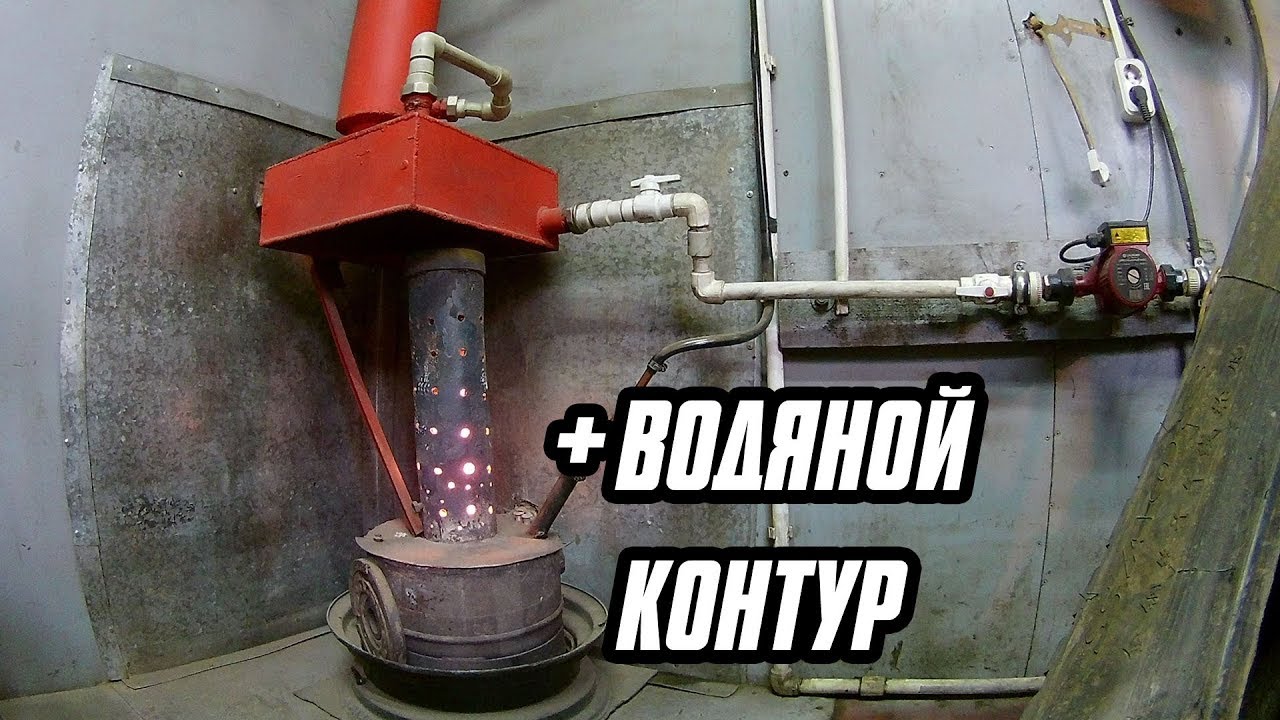 Делаем печь на отработанном масле для дачи своими руками