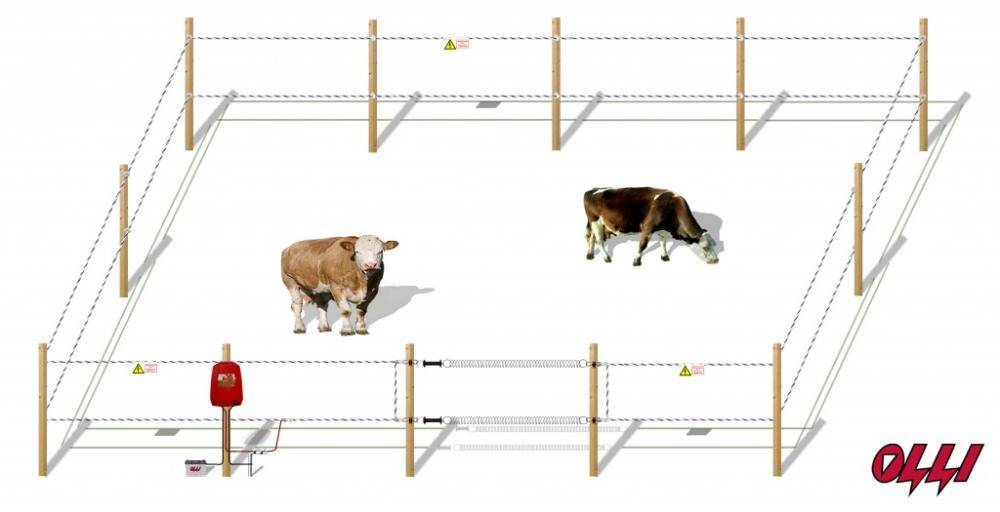 Электропастух для коров: электронный пастух для крс (фото и видео)