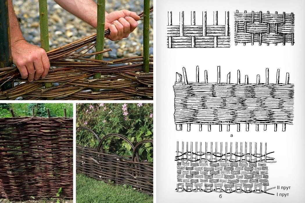 Учимся делать плетеный забор из доски – все тонкости процесса