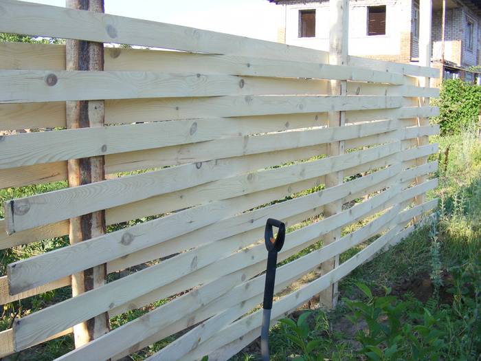 Как построить плетеный забор из досок своими руками: познаем по порядку