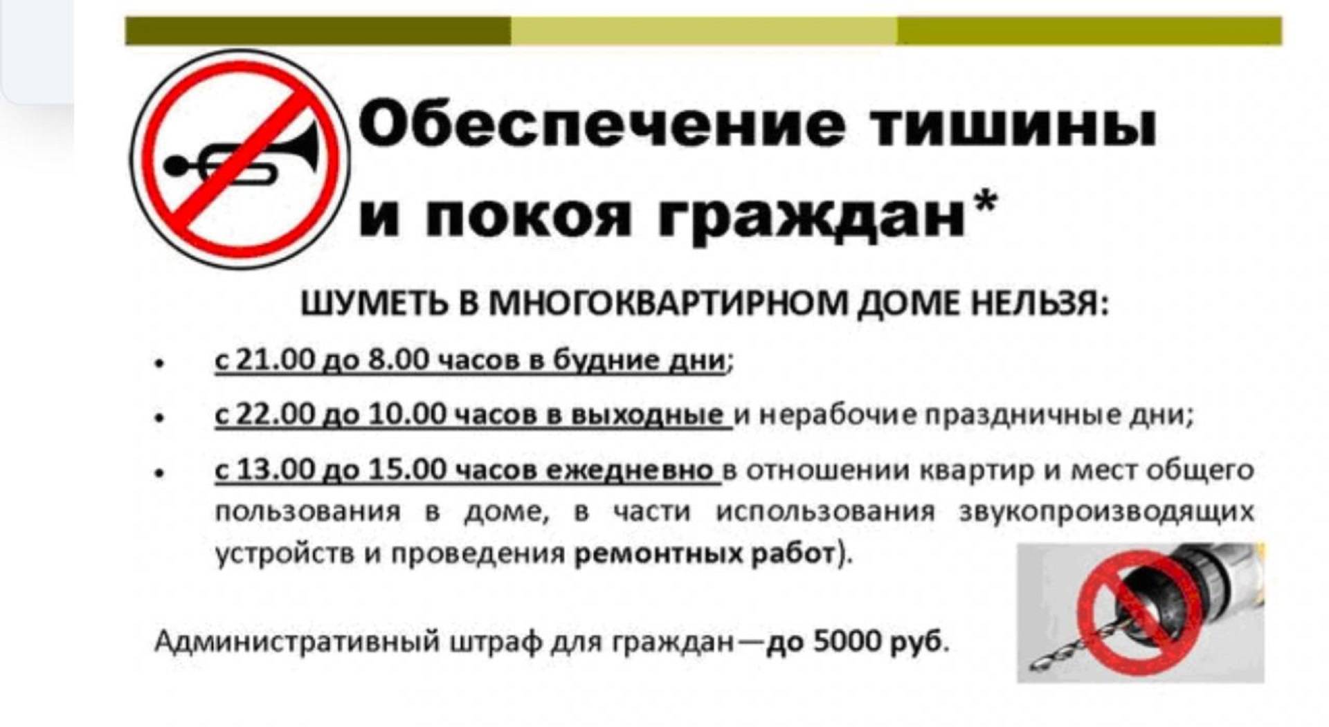 Закон о тишине в санкт-петербурге 2021: в какие часы нельзя шуметь в дневное и ночное время