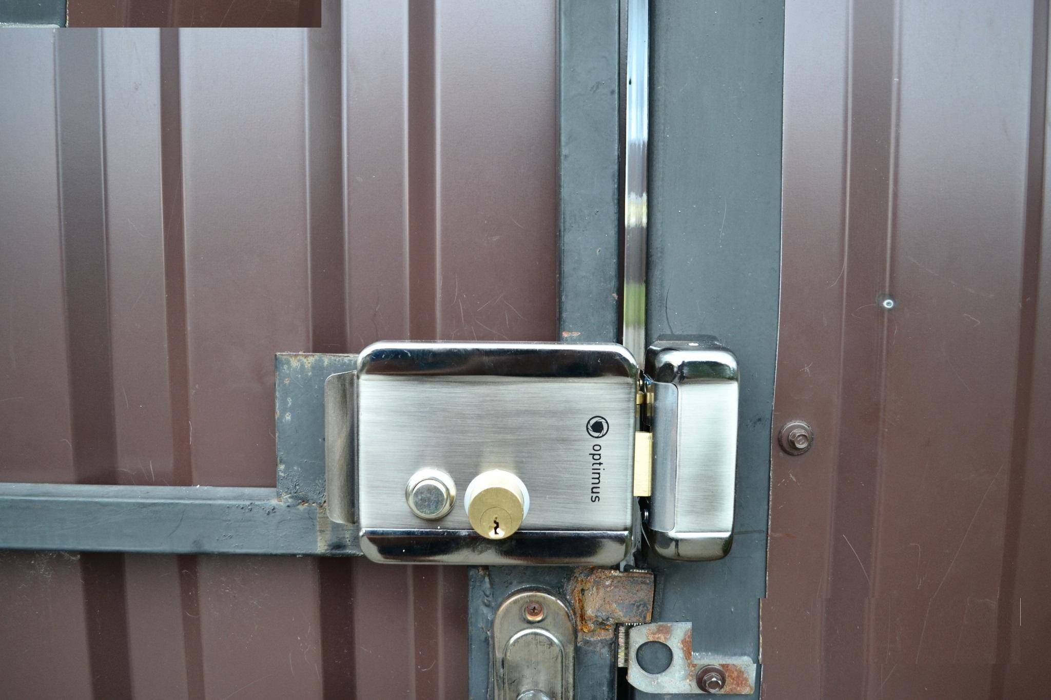 Установка электромагнитного замка на дверь, калитку своими руками