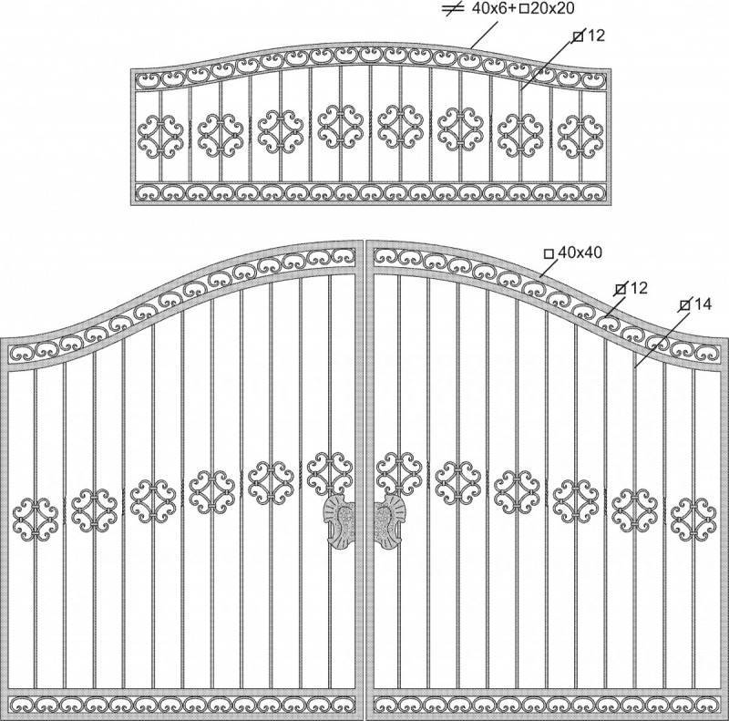 Как сварить ворота на забор из профильной трубы своими руками: материалы и этапы монтажа