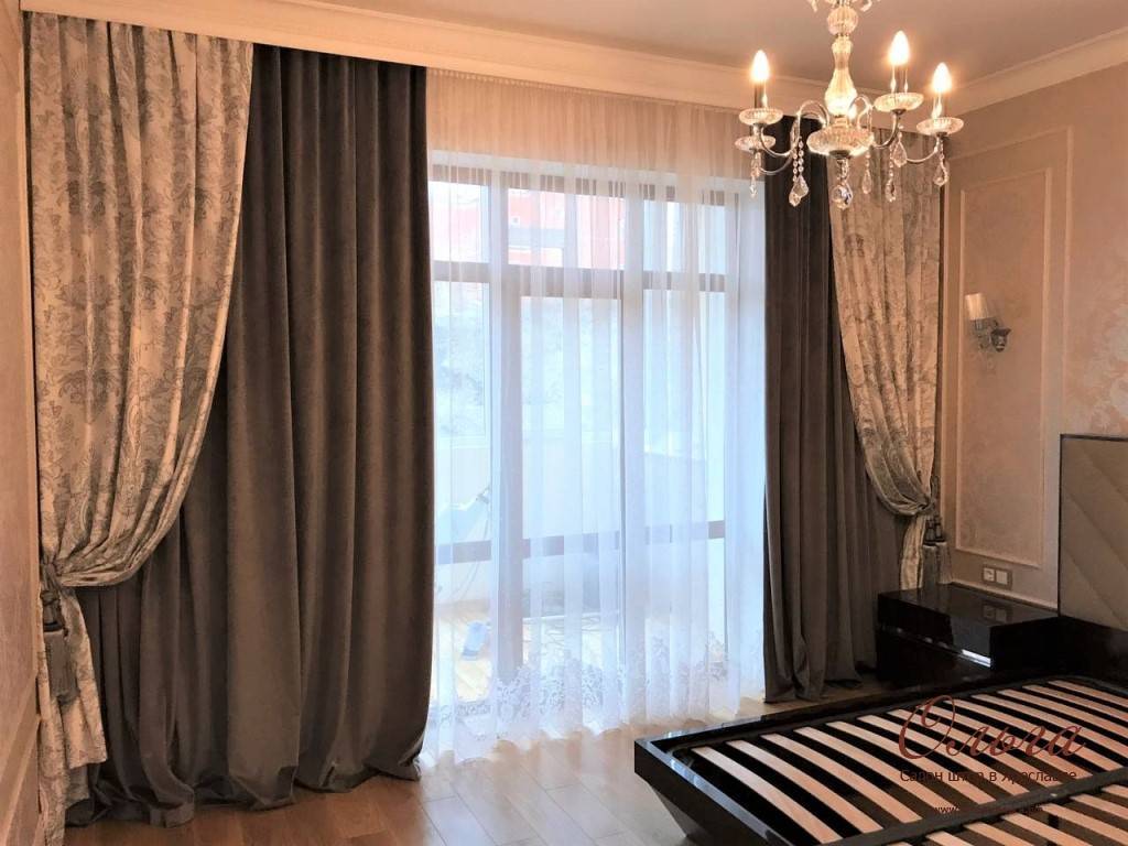 Шторы на люверсах в интерьере (реальные фото)