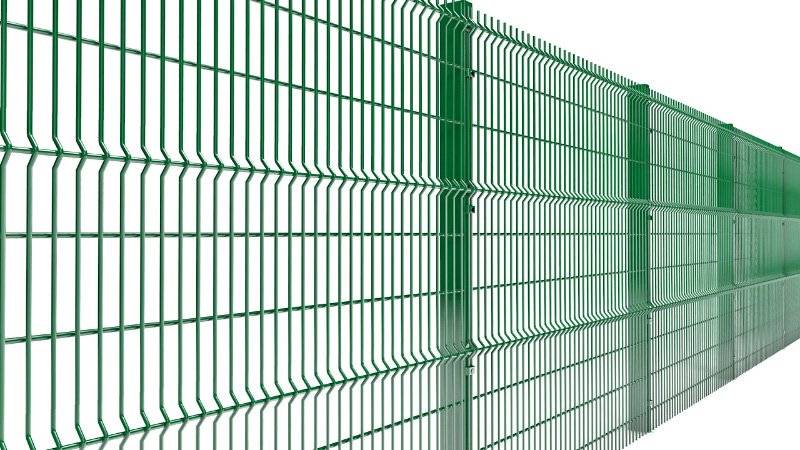 Забор из сварной сетки секционный с полимерным покрытием: фото, металлические панели из проволоки