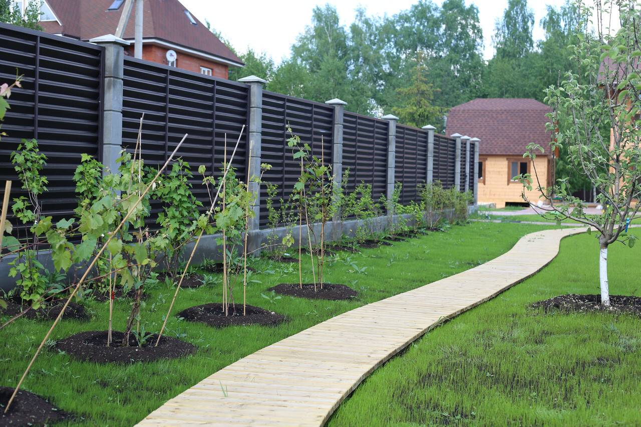 Скандинавский ландшафтный дизайн: стиль сада, забор - 10 фото