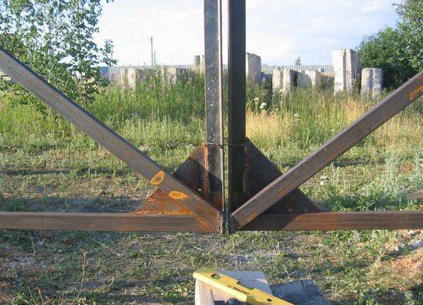 Установка столбов для ворот: правила бетонирования опор для калитки