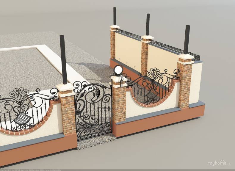 Кованый забор своими руками: фото, видео инструкция