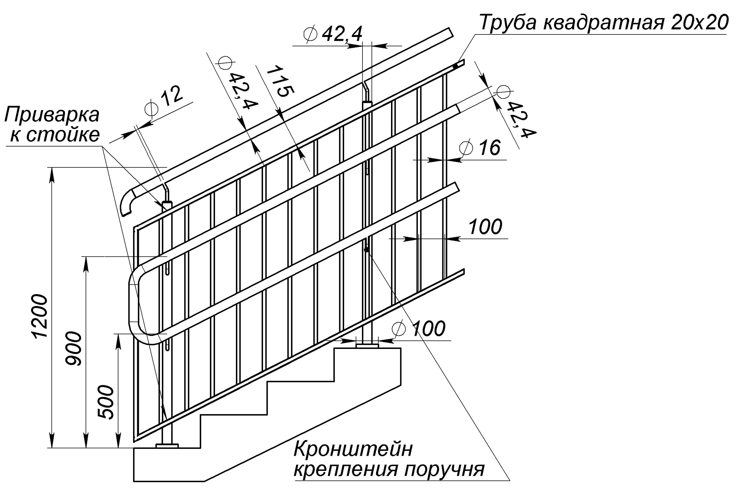 Перила из нержавеющей стали: производство и монтаж