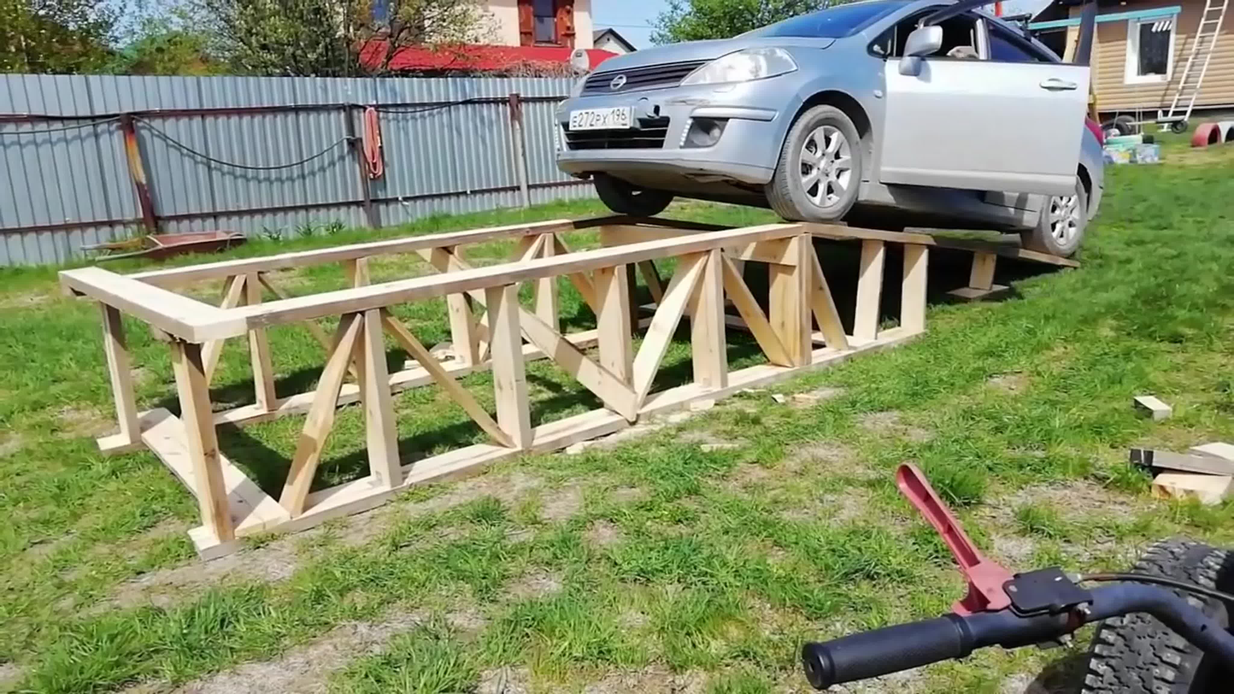 Как сделать эстакаду для машины своими руками