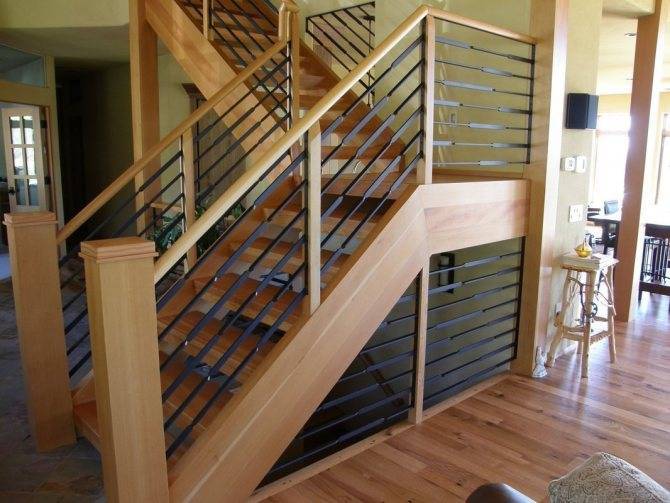 Перила для лестниц: самые удобные и безопасные проекты (110 фото)