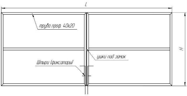 Надежные деревянные ворота в гараж своими руками: схема сборки и чертежи - обзор