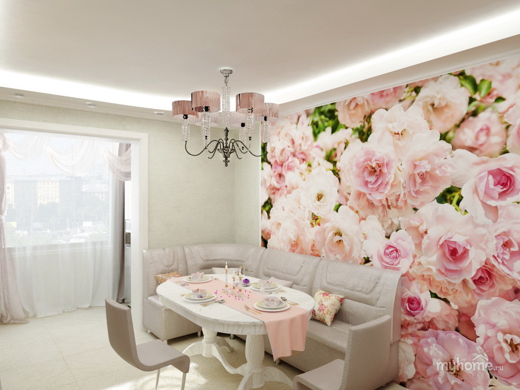 Цветочный принт в интерьере гостиной: природная романтика и чувственность в доме (45 фото)