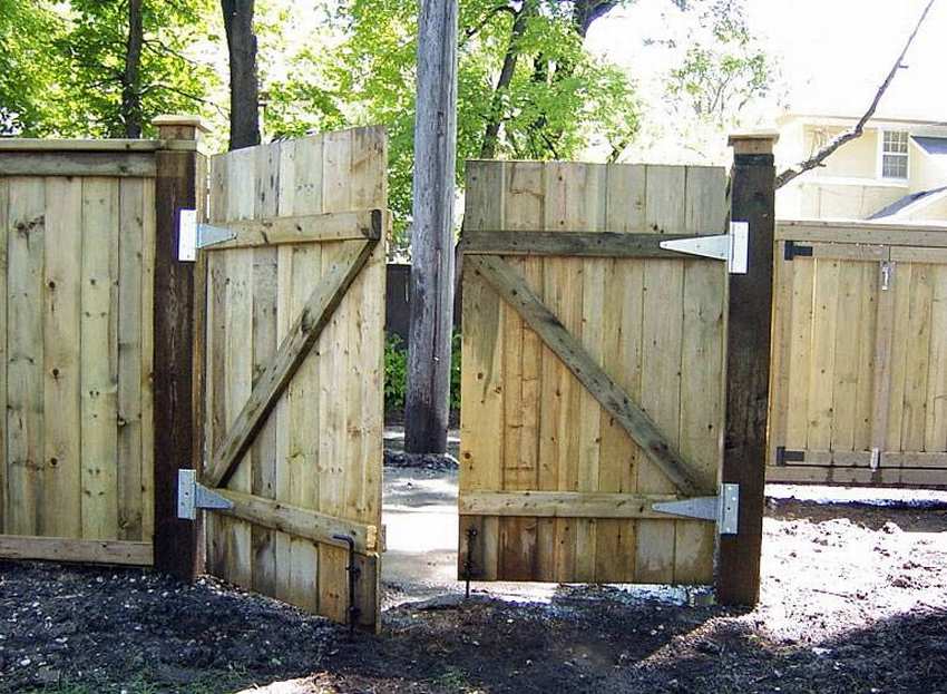 Ворота для дома: виды (с калиткой и без), оптимальная ширина конструкции для частного строения