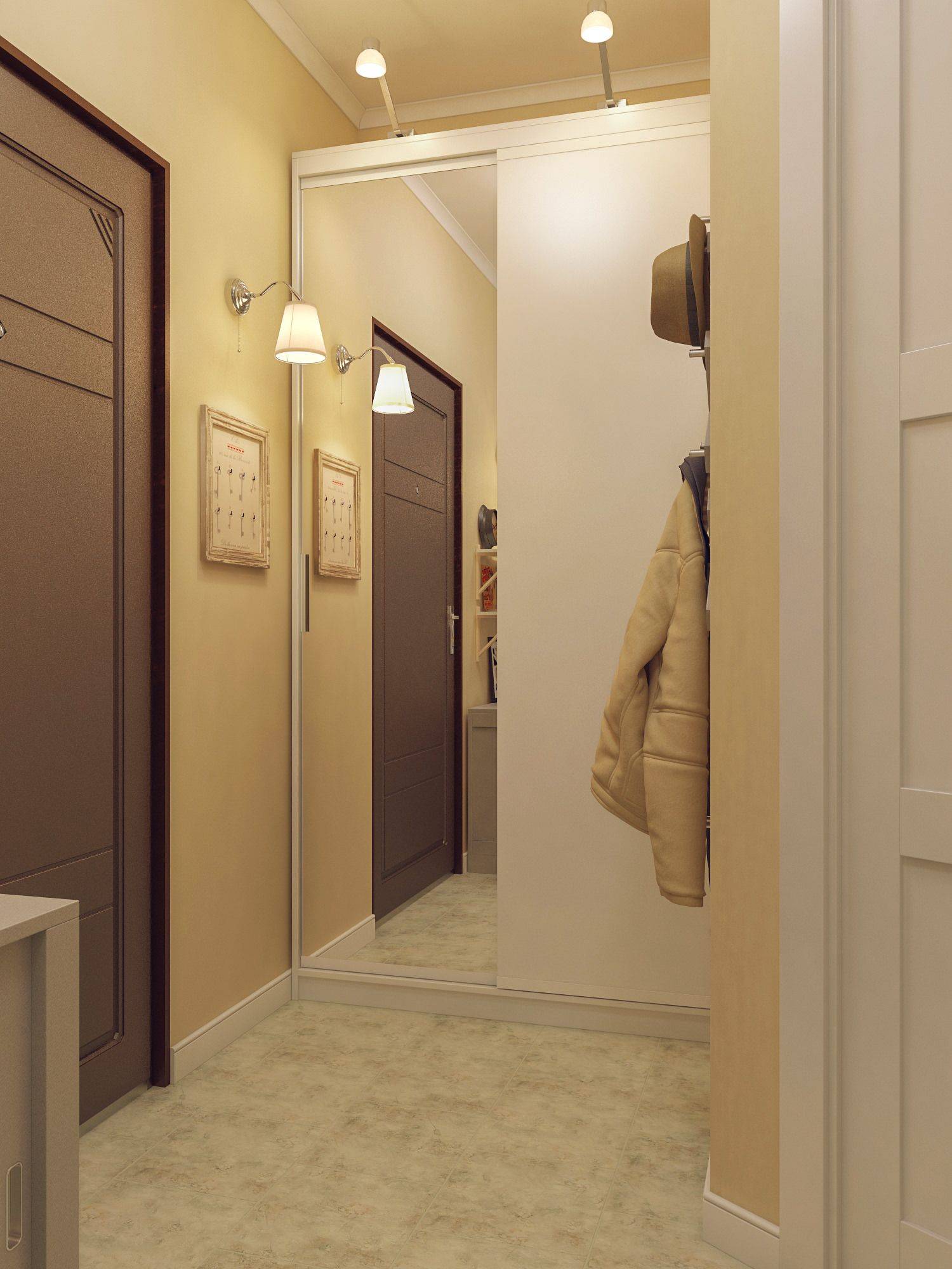 Варианты дизайна гардеробной комнаты разных размеров