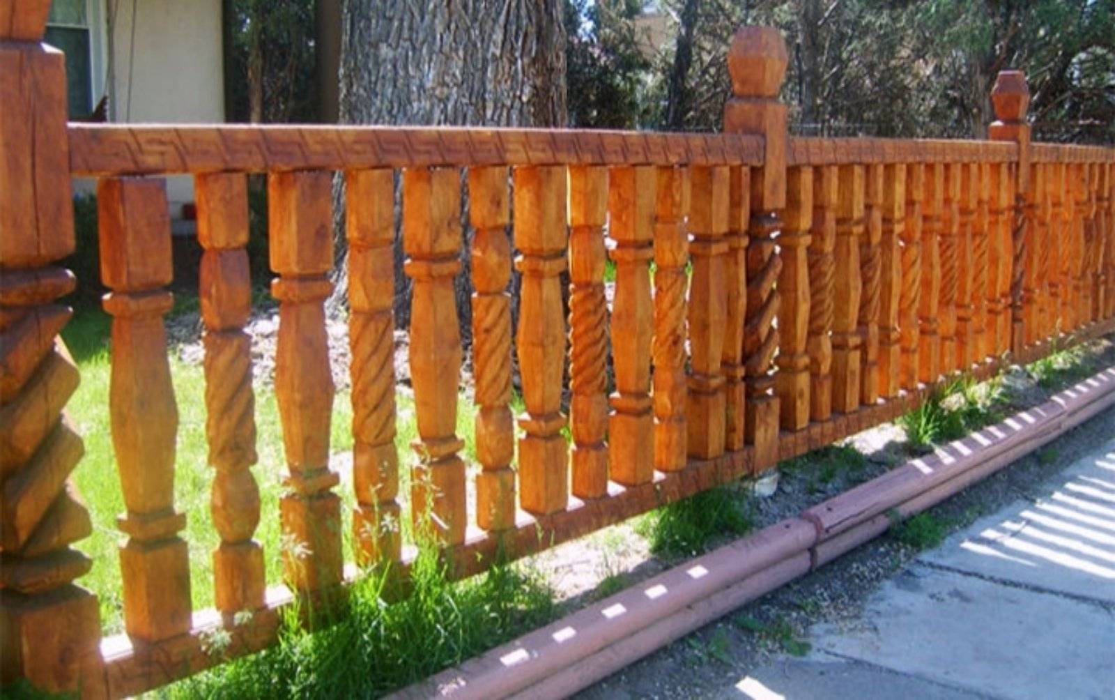 Забор из досок - деревянный забор своими руками