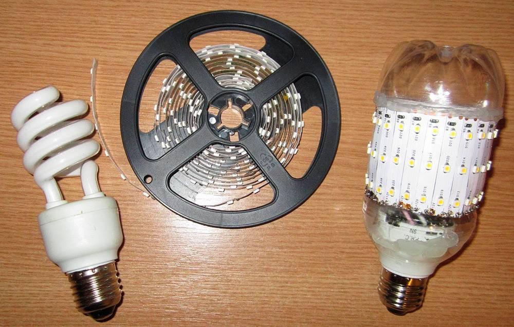 Как сделать светодиодный светильник своими руками из светодиодной ленты: фото и видео-инструкция как переделать люминисцентную лампу в светодиодную