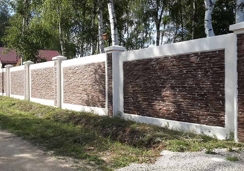 Как сделать забор из бетона своими руками без лишних затрат
