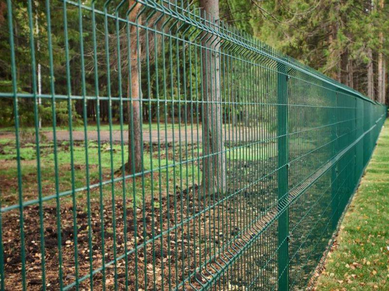 Дачный забор из сетки гиттер своими руками – методы установки