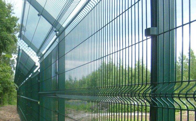 Забор 3d металлический секционный из сварной сетки, изготовление и монтаж "центросвар"