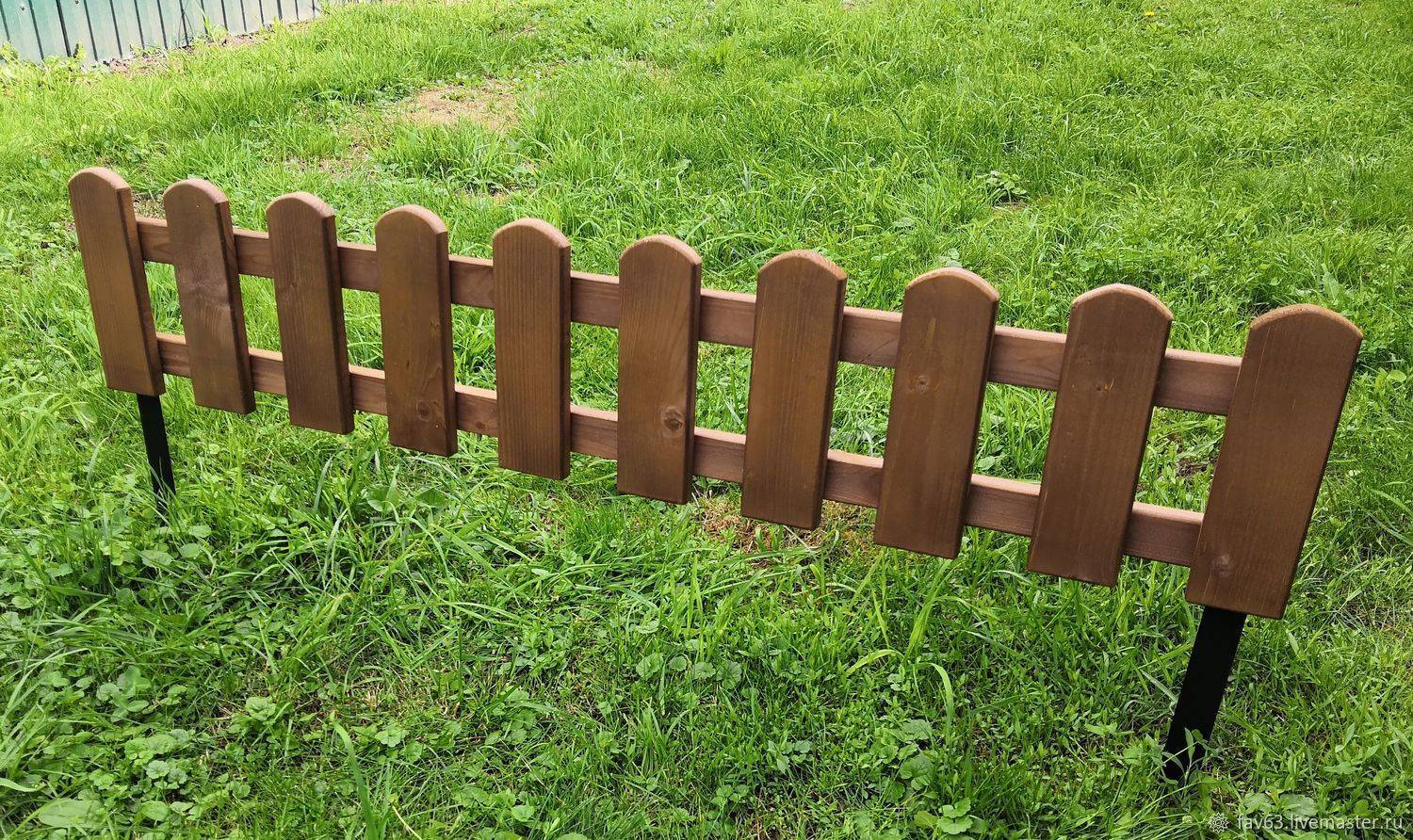 Декоративный забор для дачи своими руками: фото