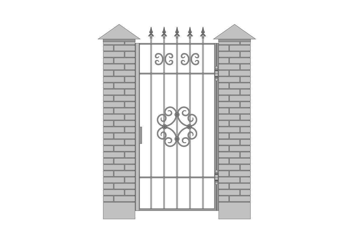 Как покрасить железные ворота красиво и надолго | онлайн-журнал о ремонте и дизайне