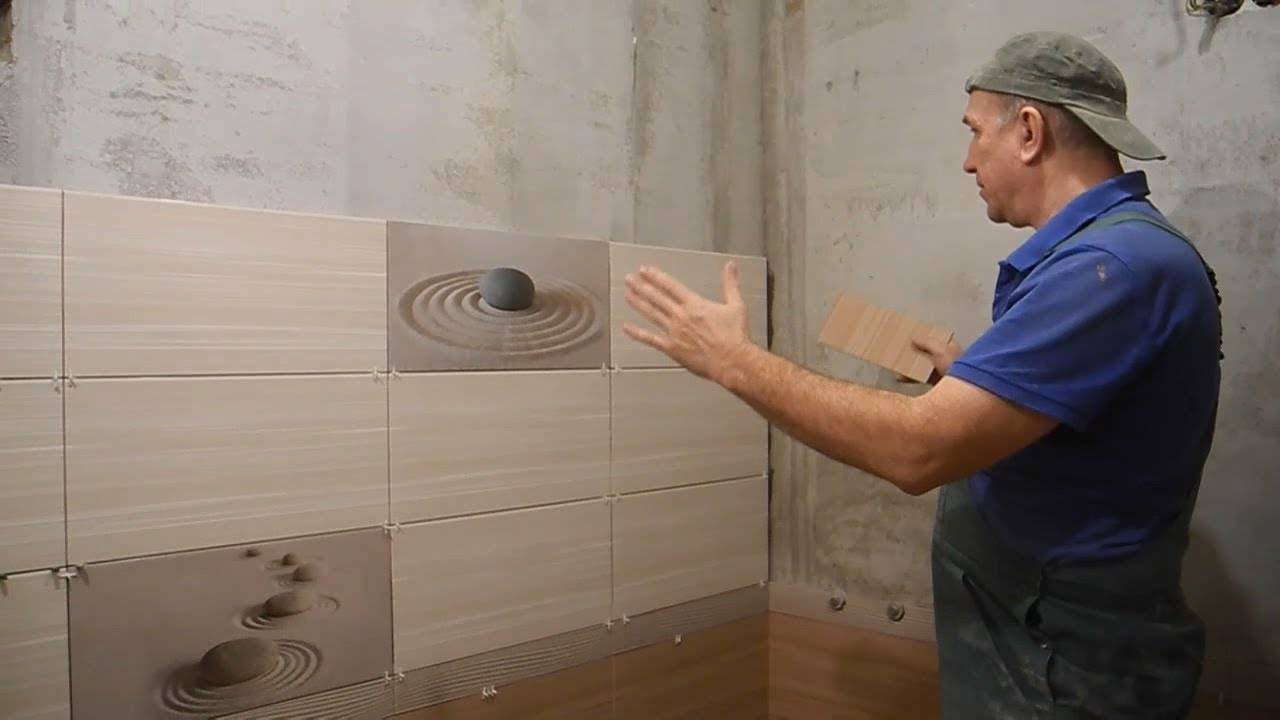 Технология укладки плитки на пол и стены с примерами